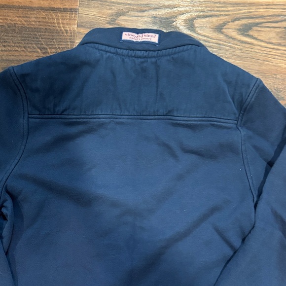Vineyard Vines Boy’s Navy Quarter-Zip Shep Shirt / Size Large (16) - Picture 3 of 3